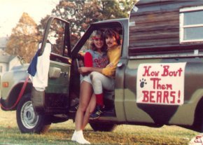 Joby and Jennifer Giacalone in his truck in 1982