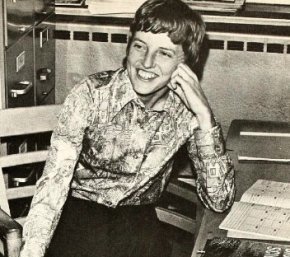 Marsha Fanning in her office in 2976