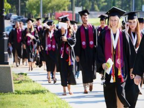 LRU students graduating