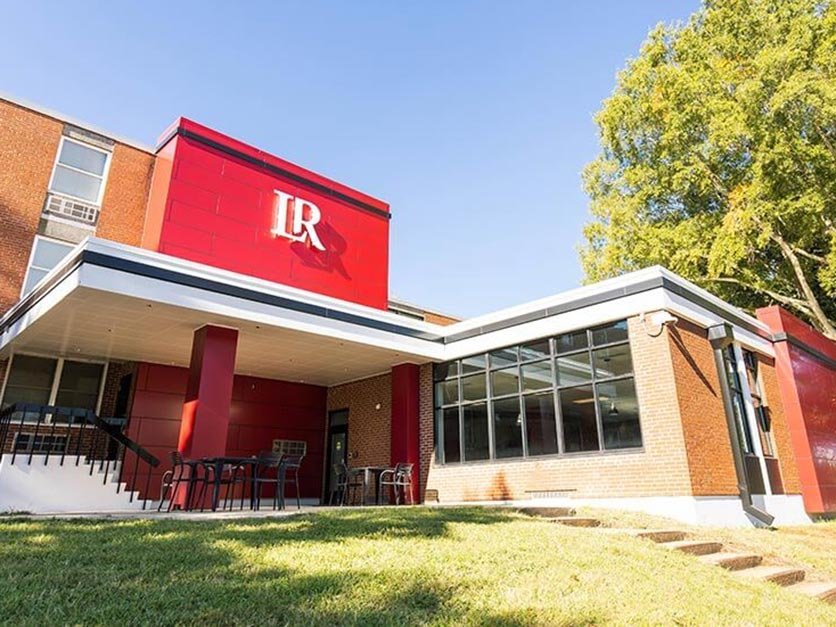 Exterior of Fritz-Conrad residence hall