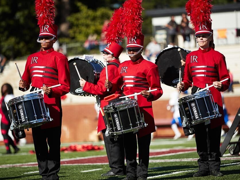 The Lenoir-Rhyne drumline